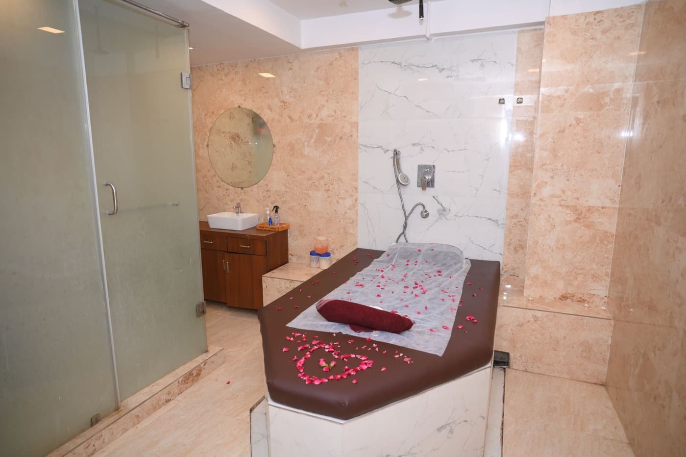 Luxury private spa suite